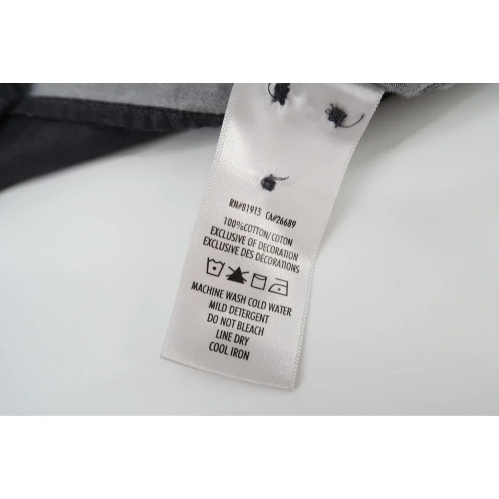 Robert Graham Button Down Mens 3XL Gray Gradient Geometric Classic Fit Shirt